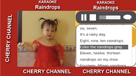 Raindrops - Karaoke nhạc tiếng anh thiếu nhi
